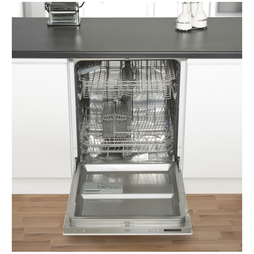 Belling IDW60 Fully Integrated Dishwasher, 14 Place Settings, D Rated