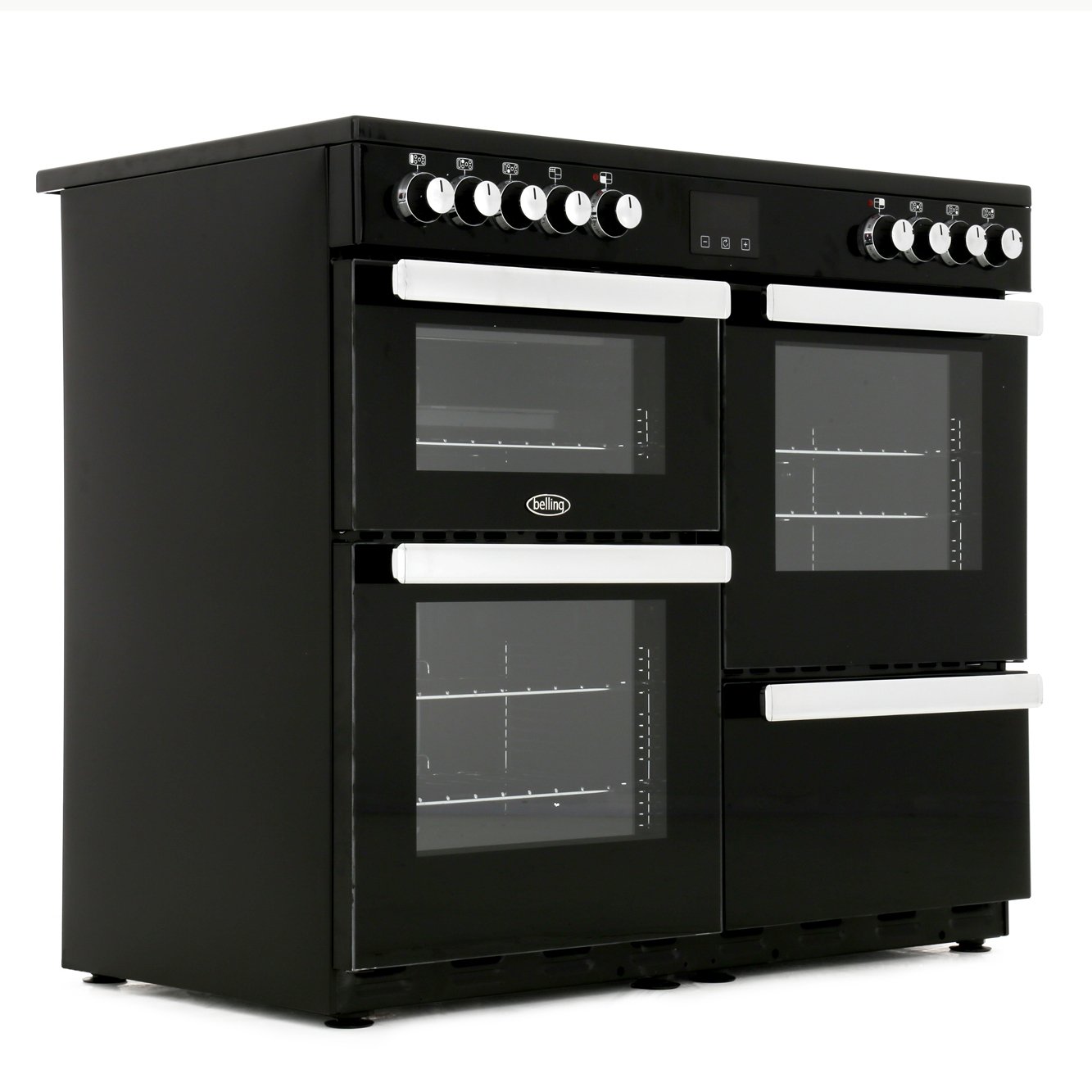 Buy Belling Cookcentre 100E Black 100cm Ceramic Range Cooker (444444086