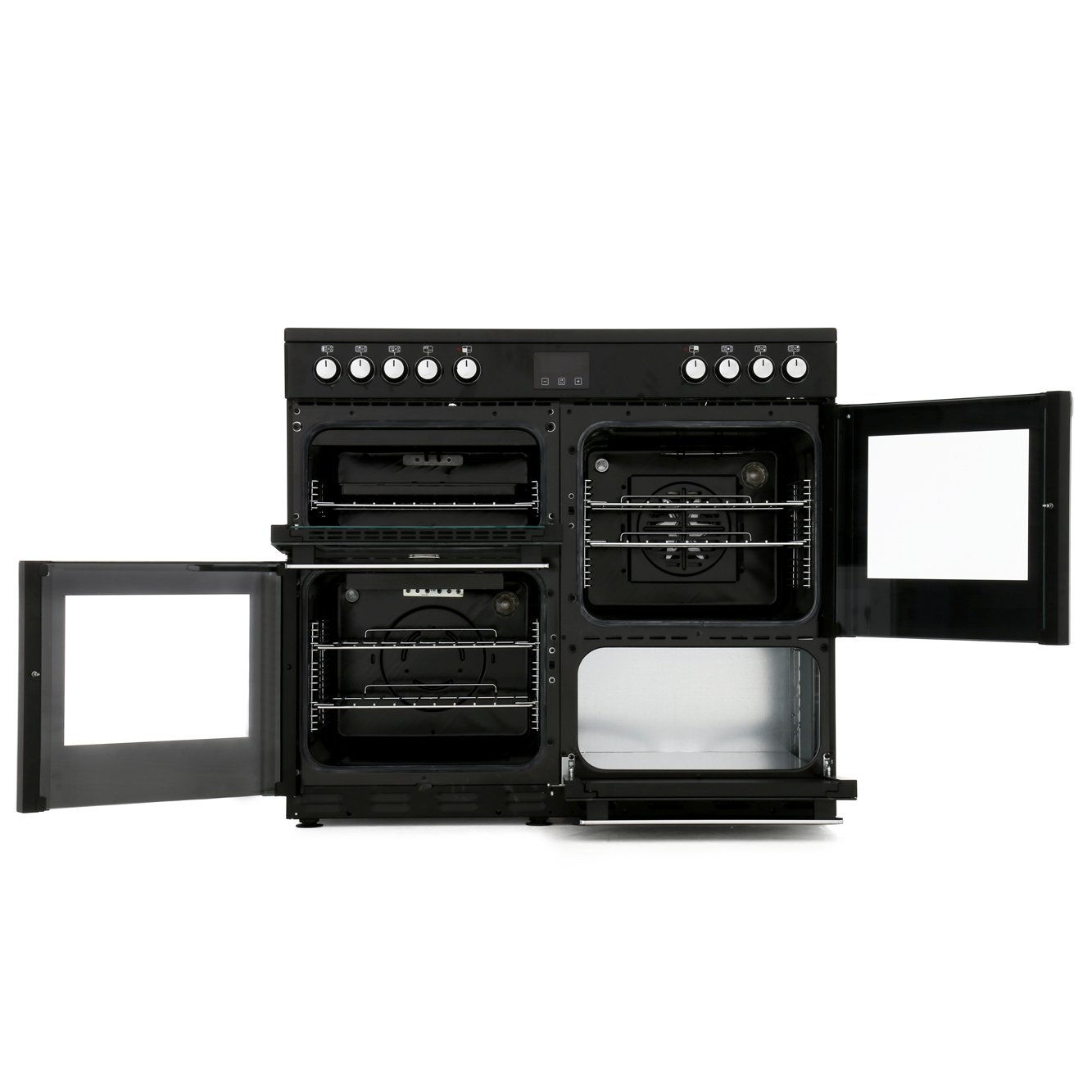 Buy Belling Cookcentre 100E Black 100cm Ceramic Range Cooker (444444086