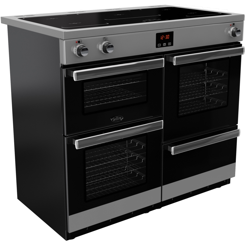 Belling Cookcentre 100Ei Stainless Steel 100cm Induction Range Cooker