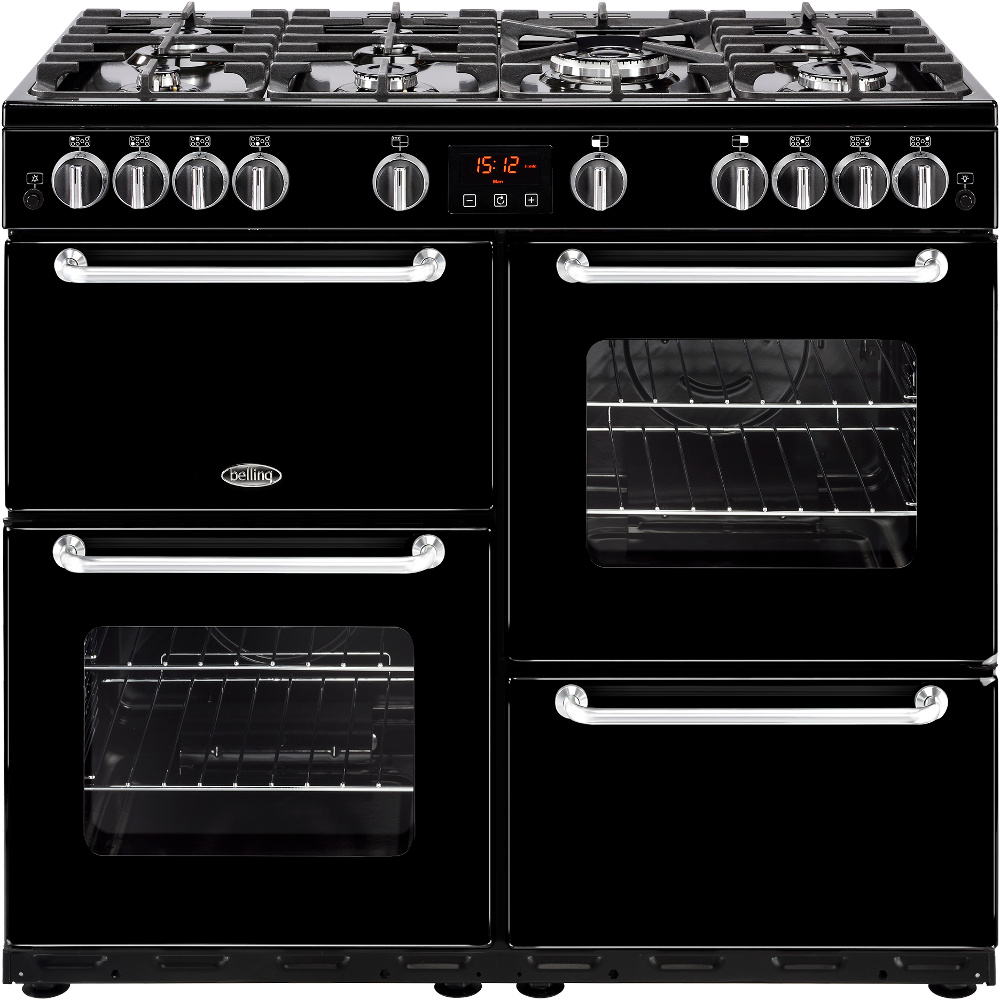 Buy Belling SANDRINGHAM 100G 100cm Gas Range Cooker (444444117) Black