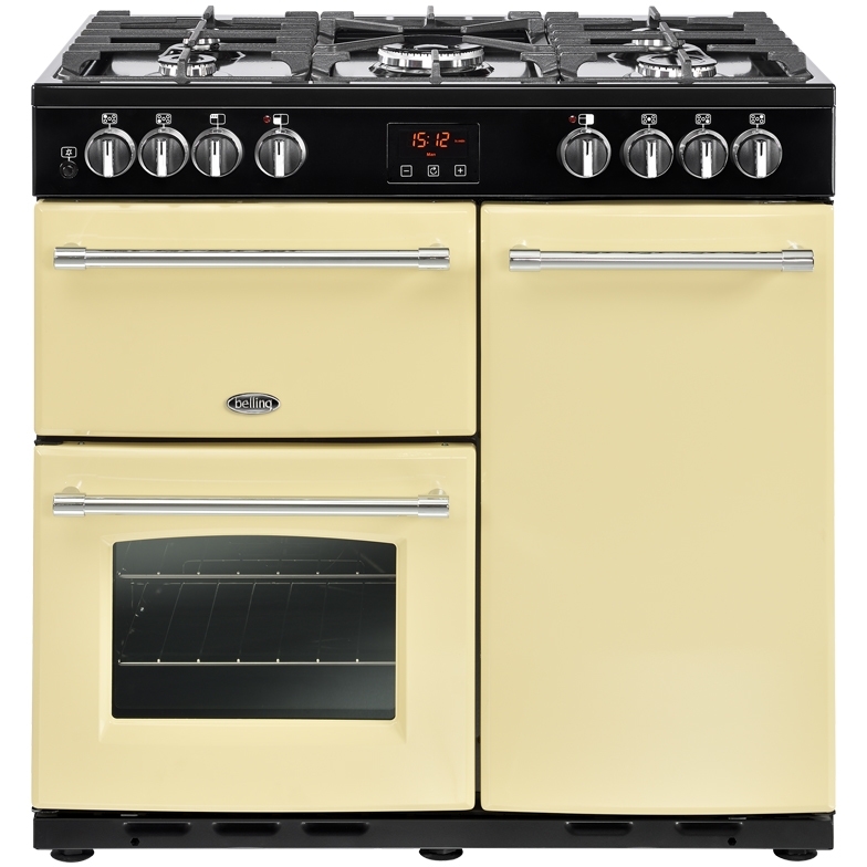 Buy Belling Farmhouse 90DFT Cream 90cm Dual Fuel Range Cooker