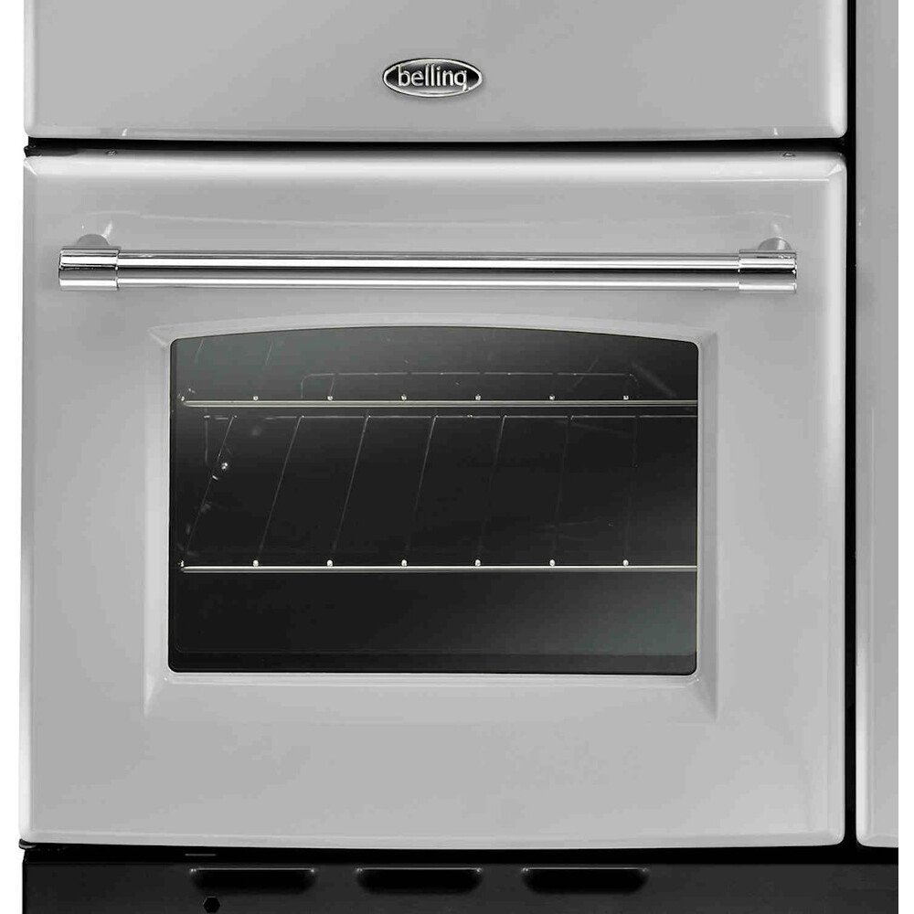 Belling Farmhouse 90Ei Silver 90cm Induction Range Cooker, Grey, A Rated (444444131) Marks