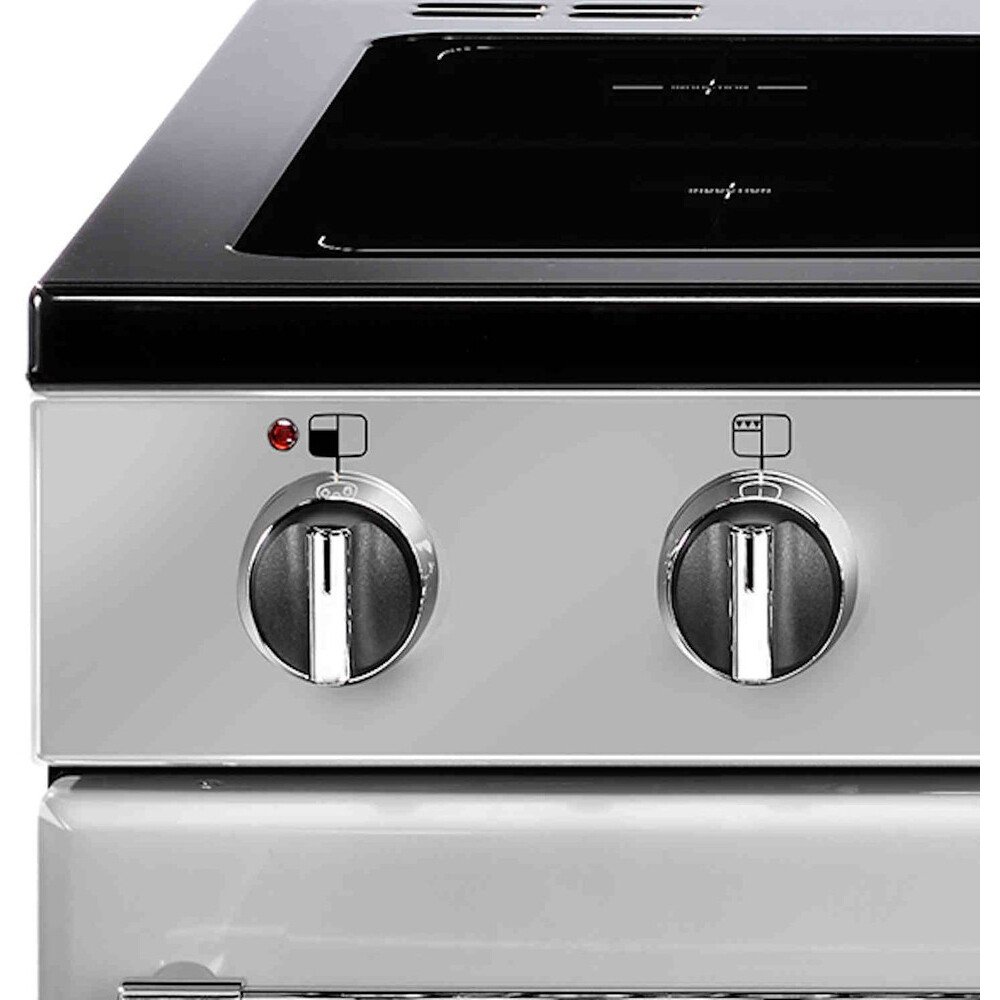 Belling Farmhouse 90Ei Silver 90cm Induction Range Cooker, Grey, A Rated (444444131) Marks