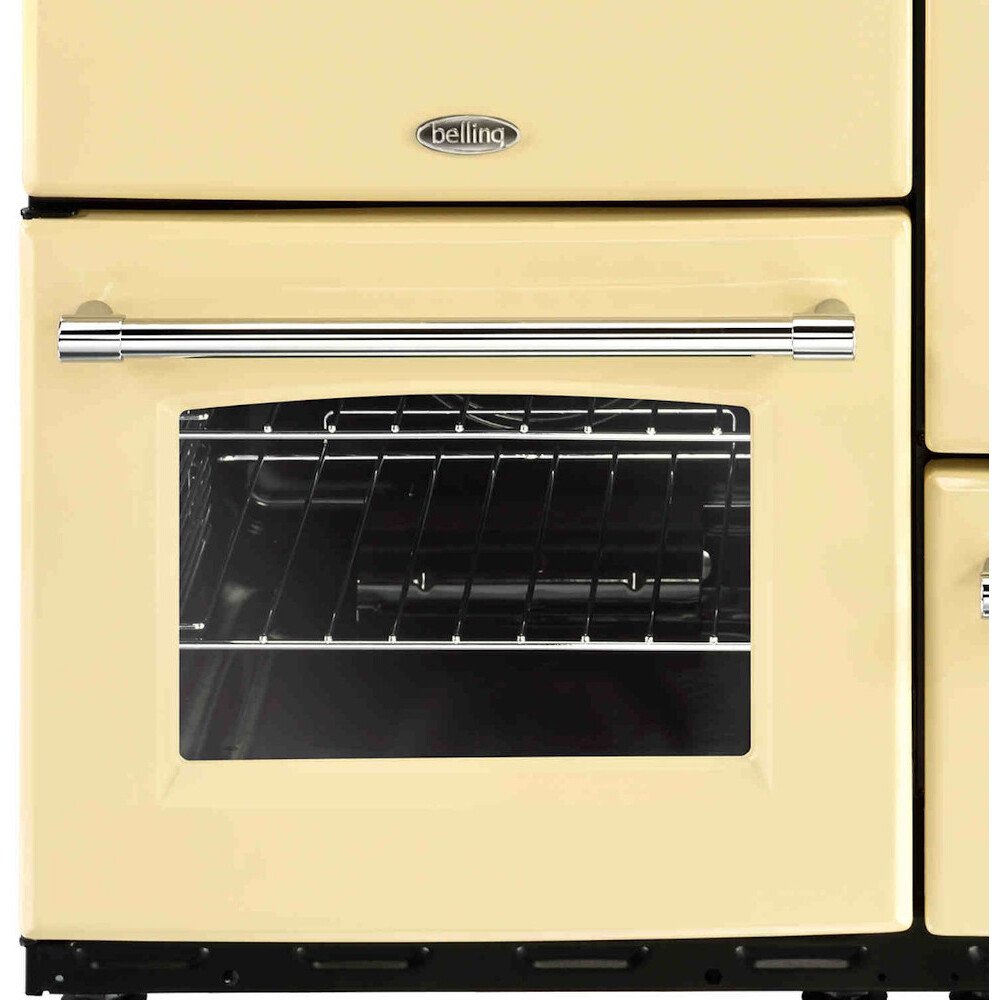 Belling Farmhouse 100DF Cream 100cm Dual Fuel Range Cooker, A Rated