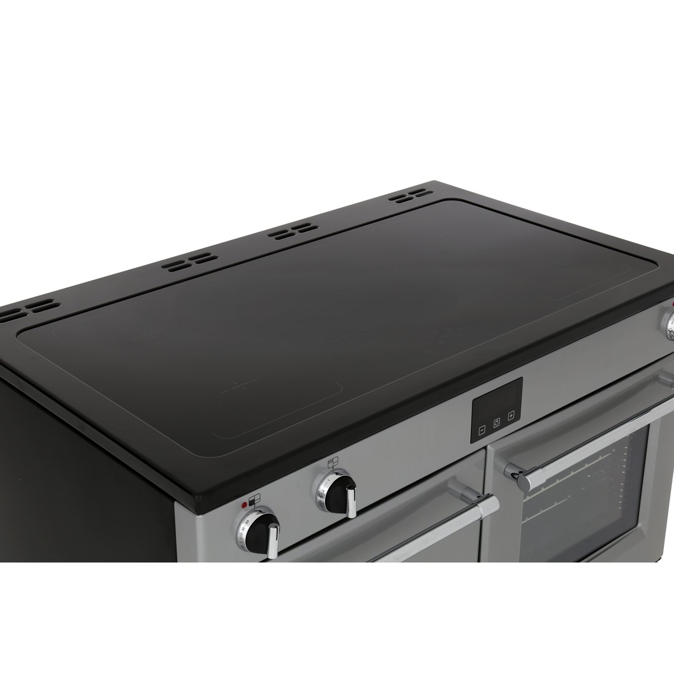 Belling Farmhouse 100Ei Silver 100cm Induction Range Cooker, Grey, A