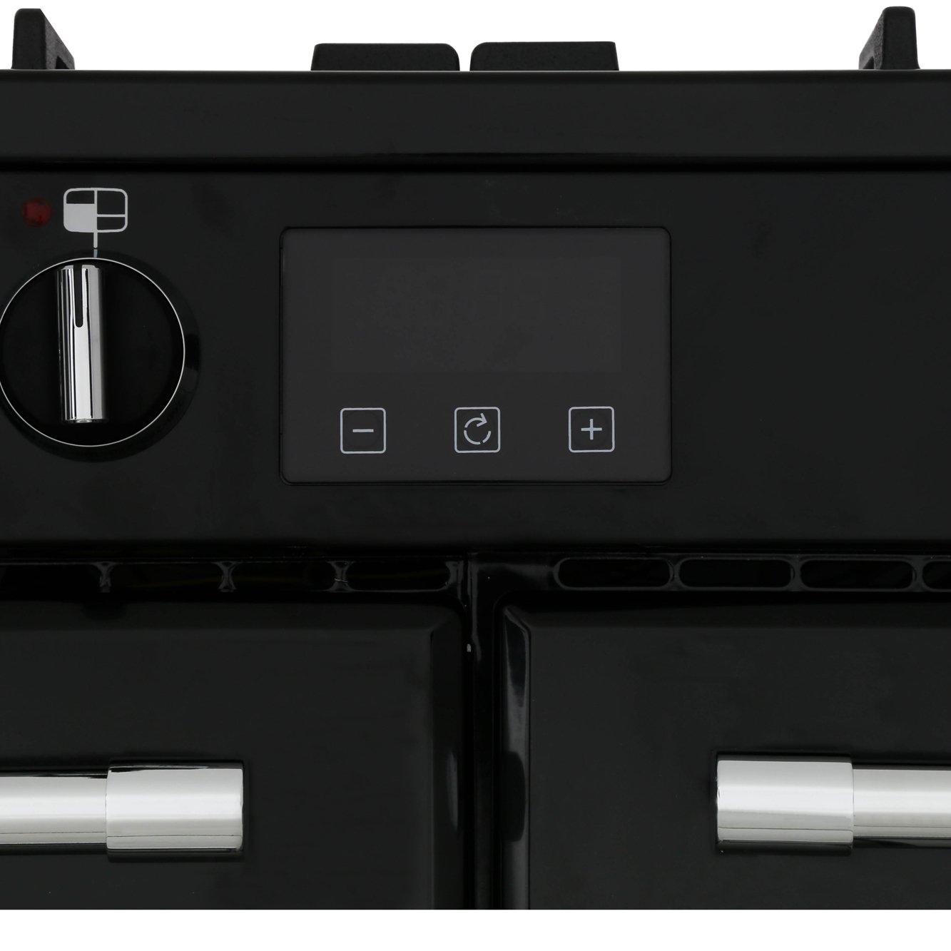 Belling Farmhouse 110DF Black 110cm Dual Fuel Range Cooker, A Rated