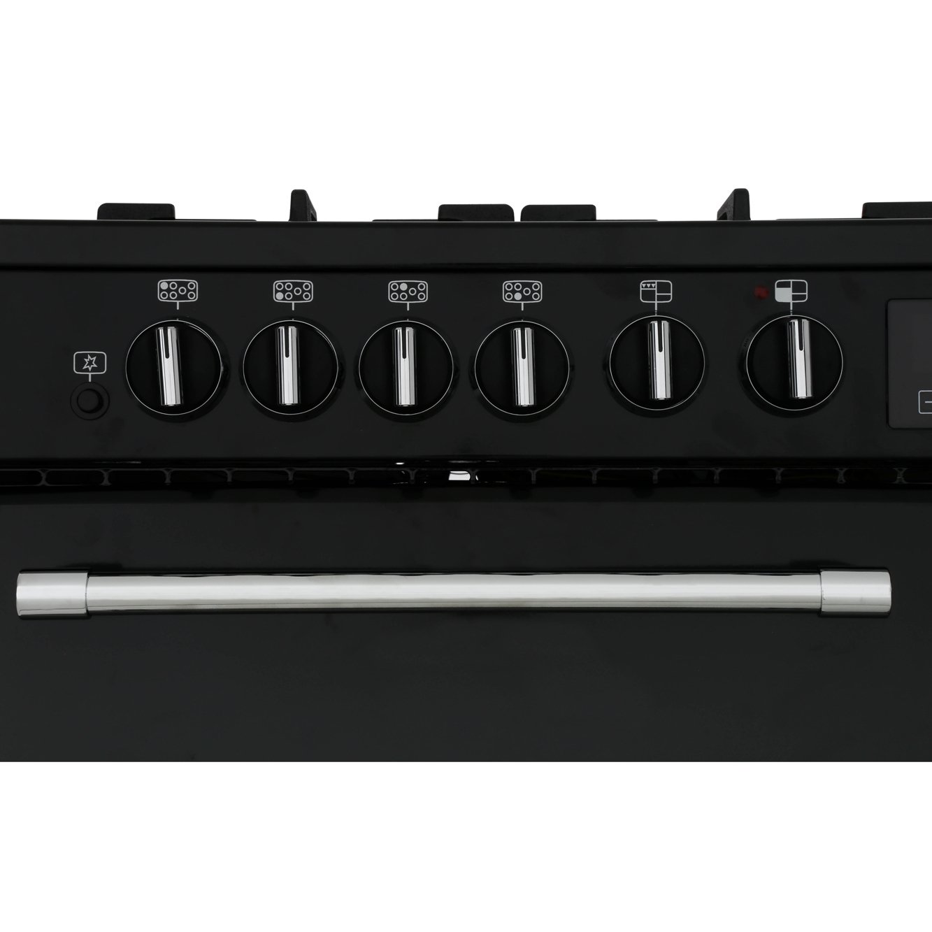 Belling Farmhouse 110DF Black 110cm Dual Fuel Range Cooker, A Rated