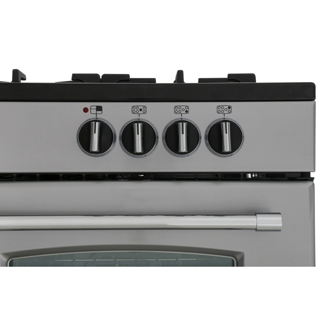 Belling Farmhouse 110DF Silver 110cm Dual Fuel Range Cooker, A Rated