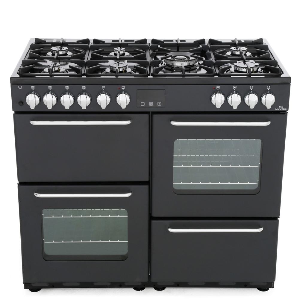 Buy New World NW 100DFT Charcoal 100cm Dual Fuel Range Cooker