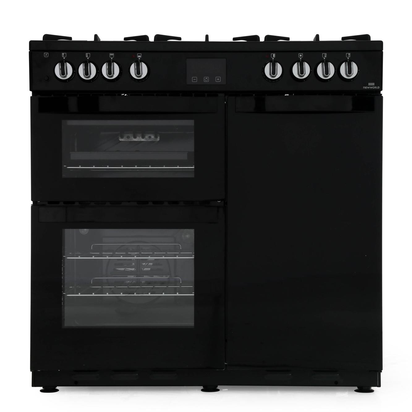 Buy New World Vision 900DF Black 90cm Dual Fuel Range Cooker (444444203