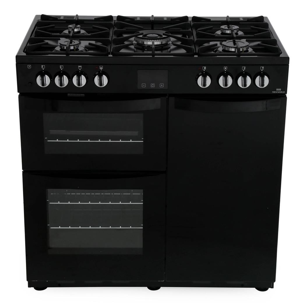 Buy New World Vision 900DF Black 90cm Dual Fuel Range Cooker (444444203