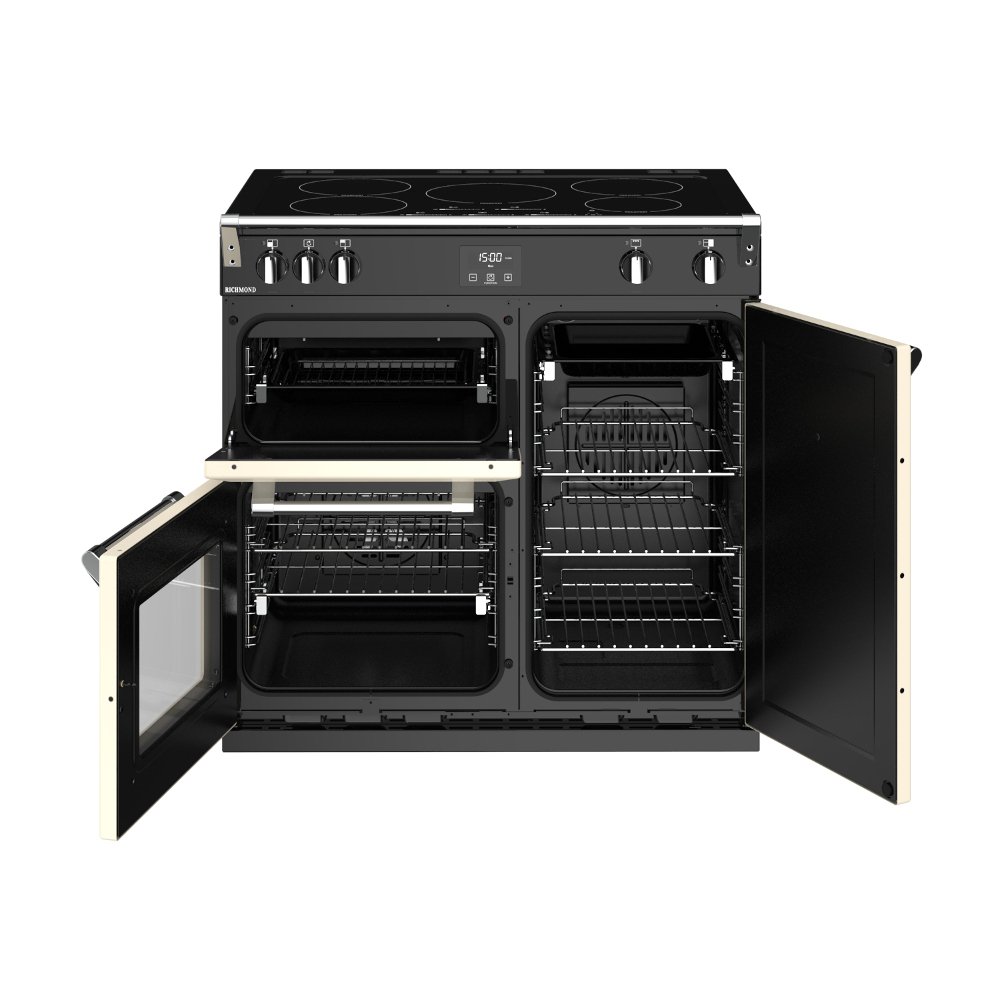 Stoves Richmond S900Ei Classic Cream 90cm Induction Range Cooker, A