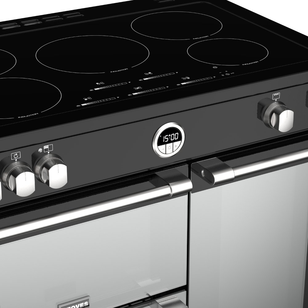 Buy Stoves Sterling S900Ei Black 90cm Electric Induction Range Cooker