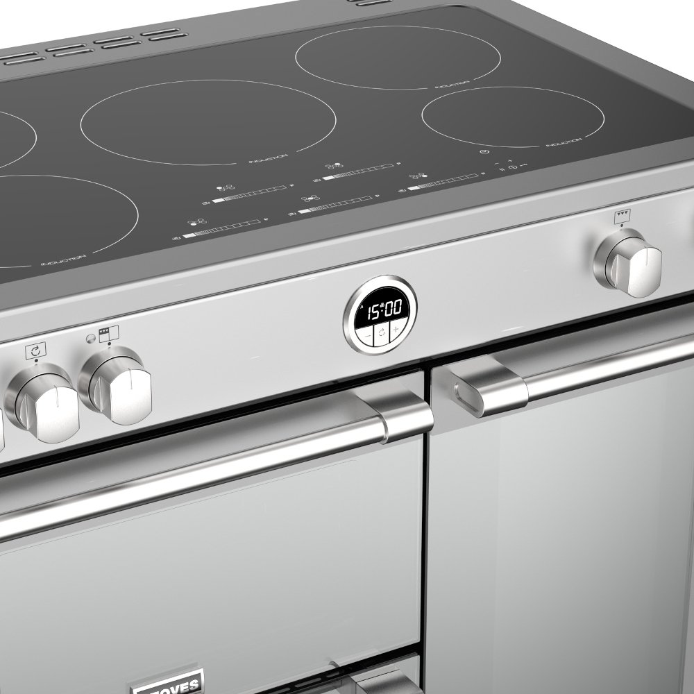 Buy Stoves Sterling S900Ei Stainless Steel 90cm Electric Induction