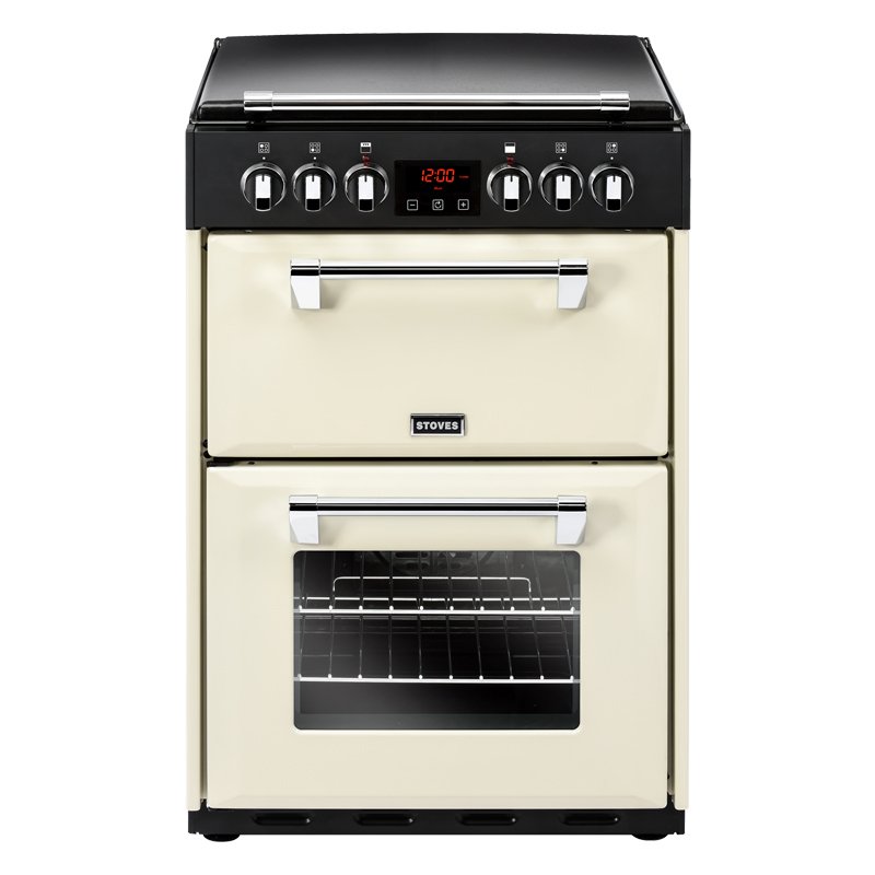 Stoves Richmond 600E Cream Ceramic Electric Cooker with Double Oven, A Rated