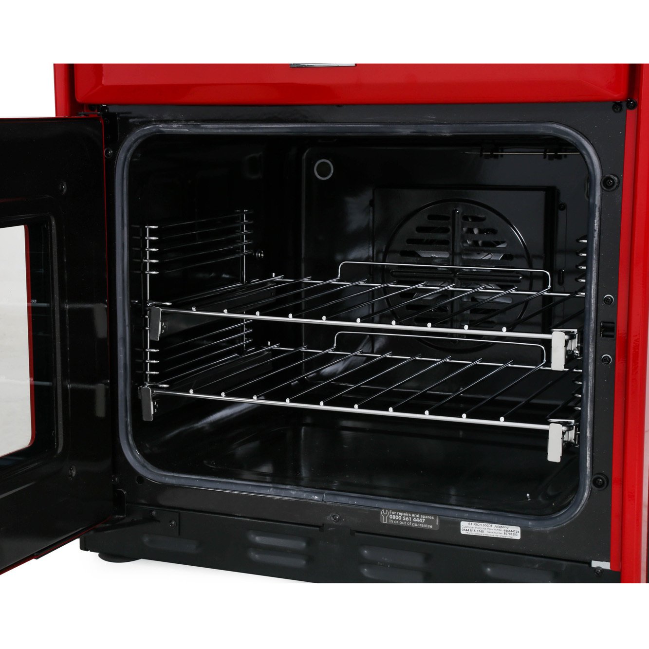 Stoves Richmond 600DF Jalapeno Dual Fuel Cooker with Double Oven, A