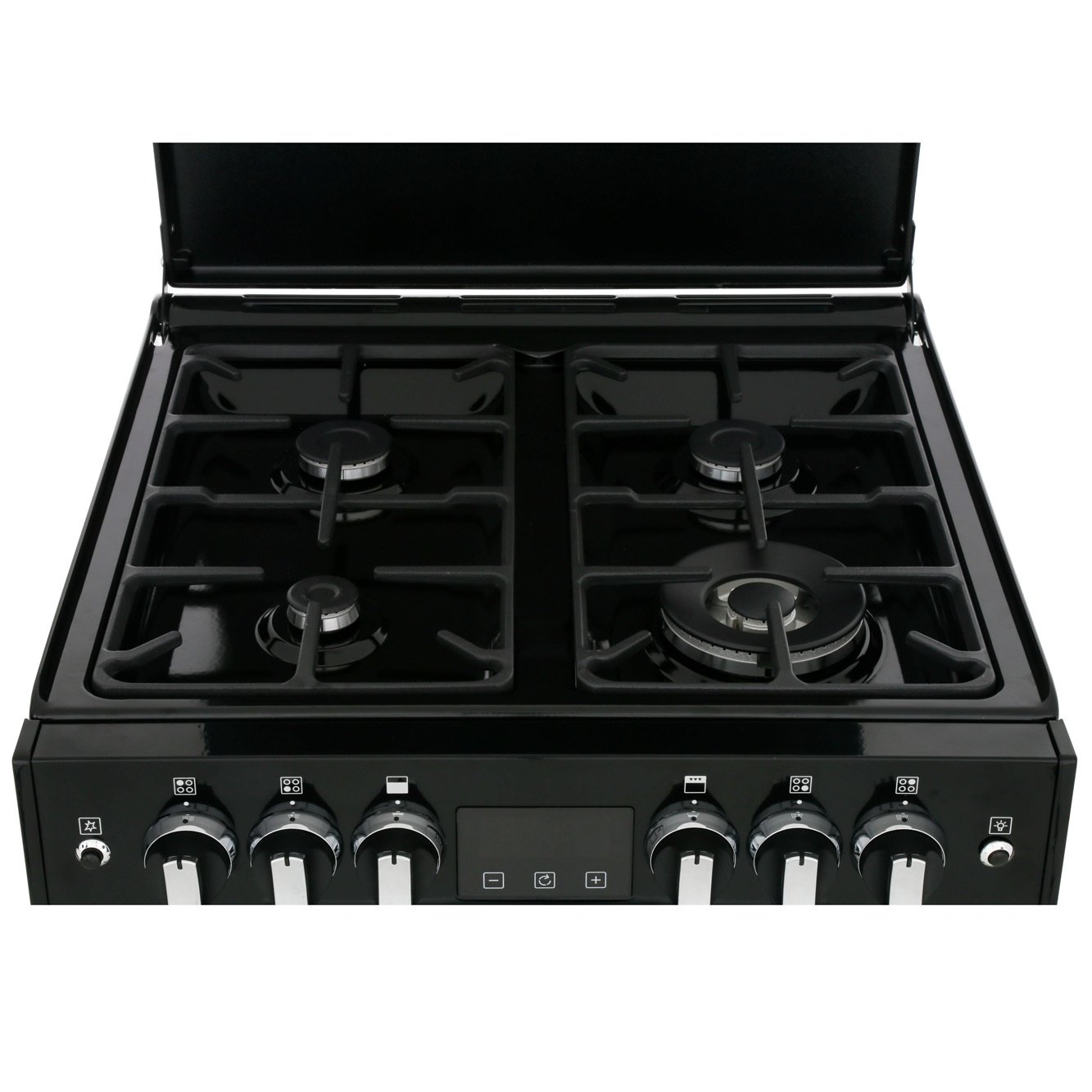 Stoves Richmond 600G Black Gas Cooker with Double Oven, A Rated
