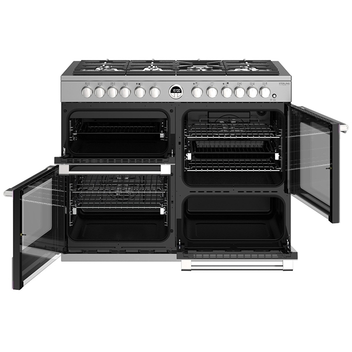 Buy Stoves Sterling Deluxe S1100DF Stainless Steel 110cm Dual Fuel