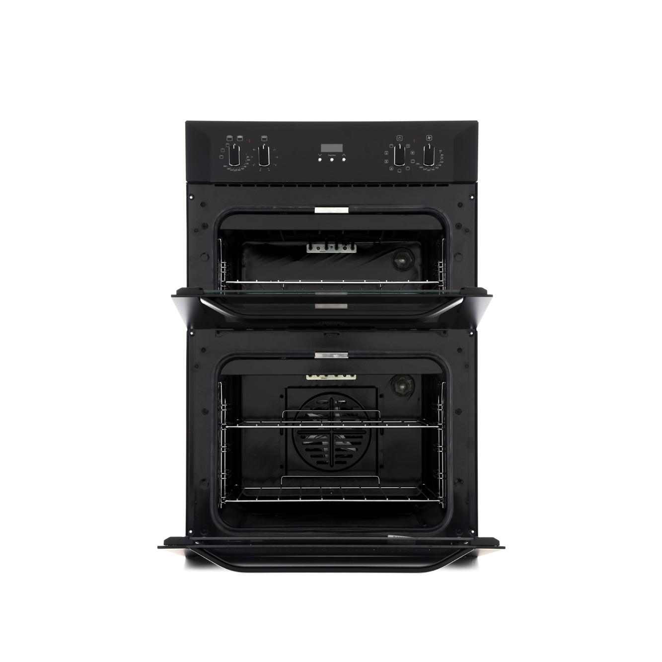 Buy Belling BI90MF Black Double Built In Electric Oven (444449594