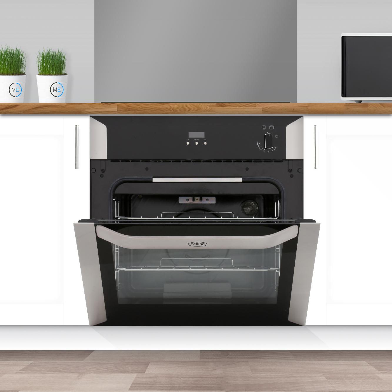 Buy Belling BI60G Stainless Steel Single Built In Gas Oven (444449596