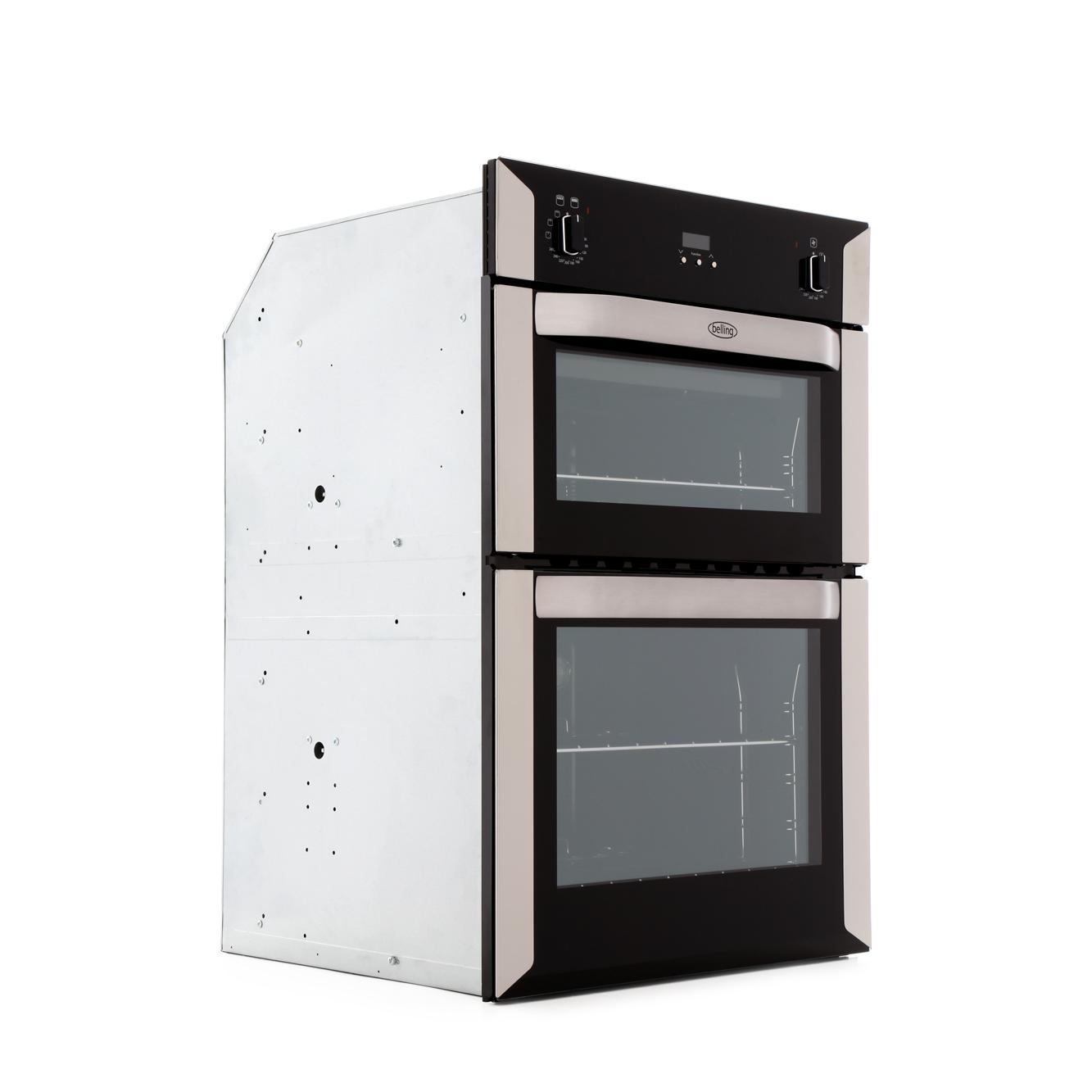 Buy Belling BI90F Stainless Steel Double Built In Electric Oven