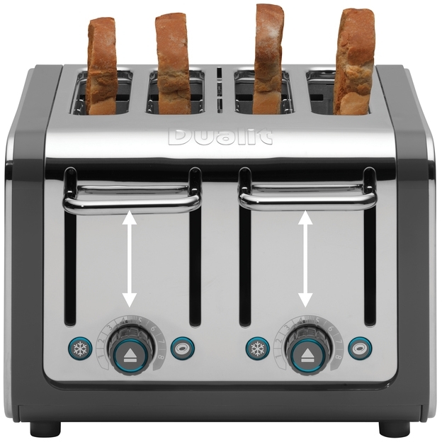 Dualit 46526 Architect Toaster, 4 Slice, Stainless Steel