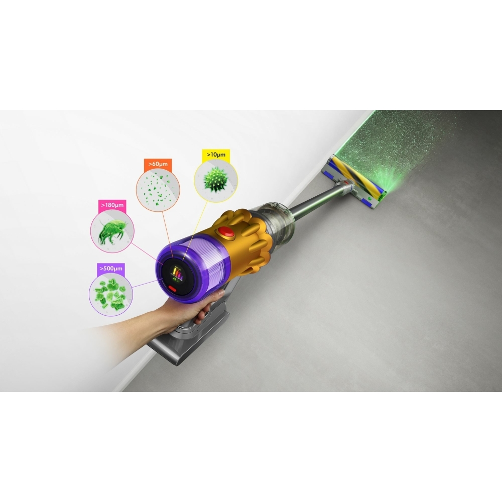 Dyson V12 Detect Slim Absolute Cordless Stick Vacuum Cleaner, Silver
