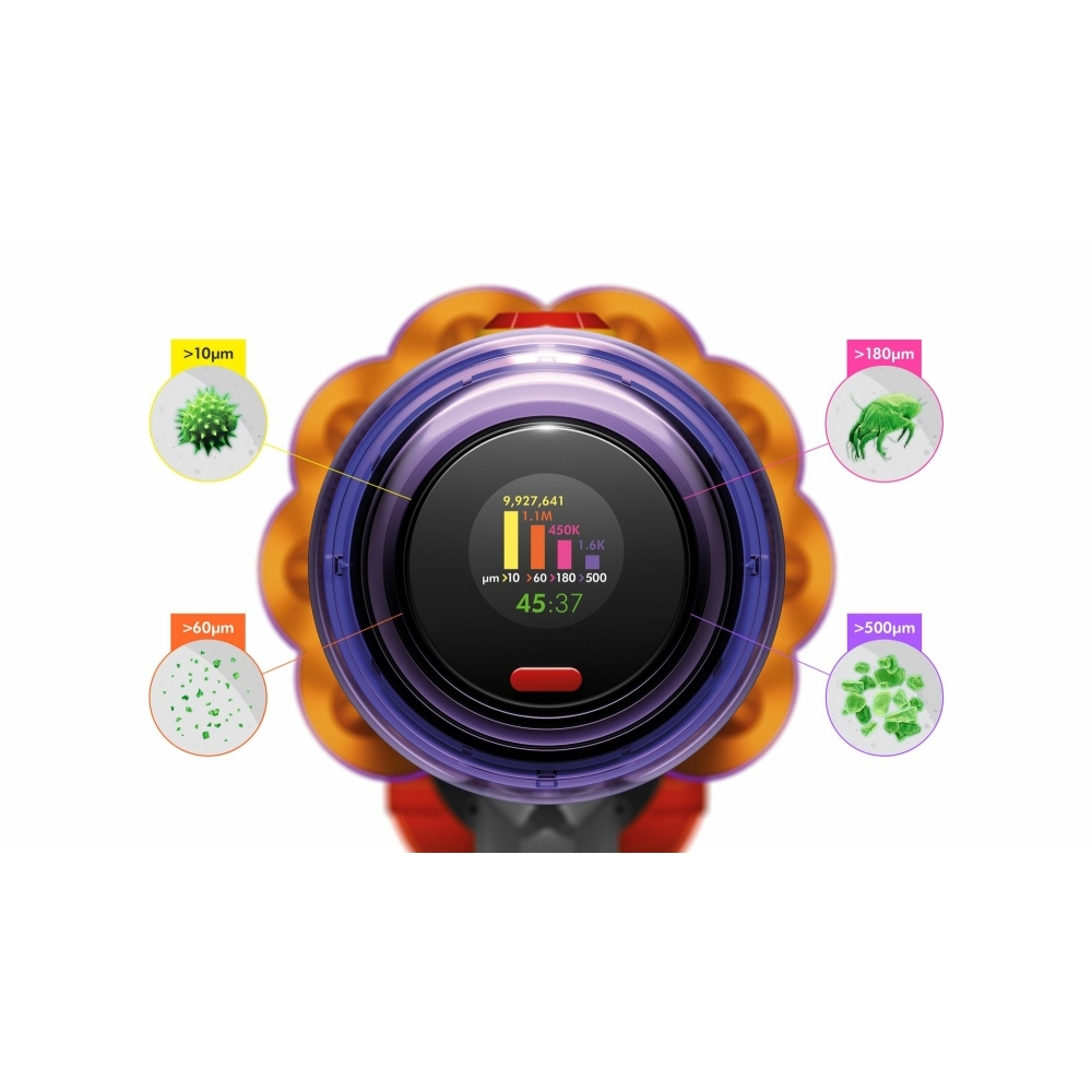 Dyson V12 Detect Slim Absolute Cordless Stick Vacuum Cleaner, Silver