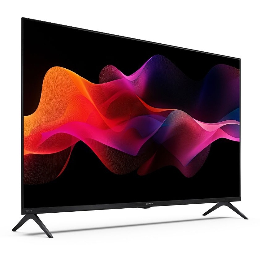 Sharp 4T-C43HM5245KB 43" QLED Smart Television, 4K Ultra HD, Black, G Rated
