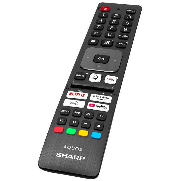 Sharp 4T-C43HM5245KB 43" QLED Smart Television, 4K Ultra HD, Black, G Rated