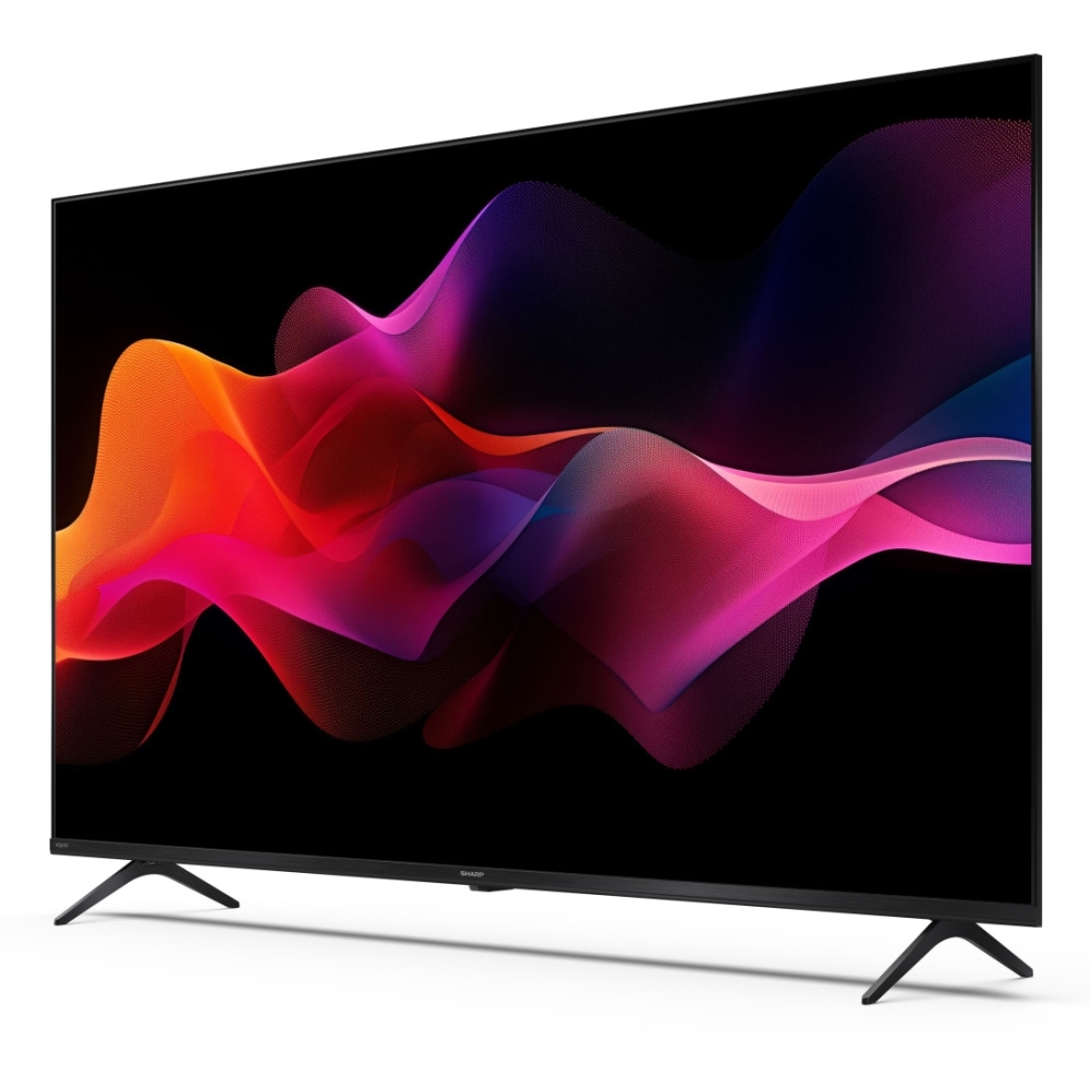 Sharp 4T-C55HM5245KB 55" QLED Smart Television, 4K Ultra HD, Black, F Rated