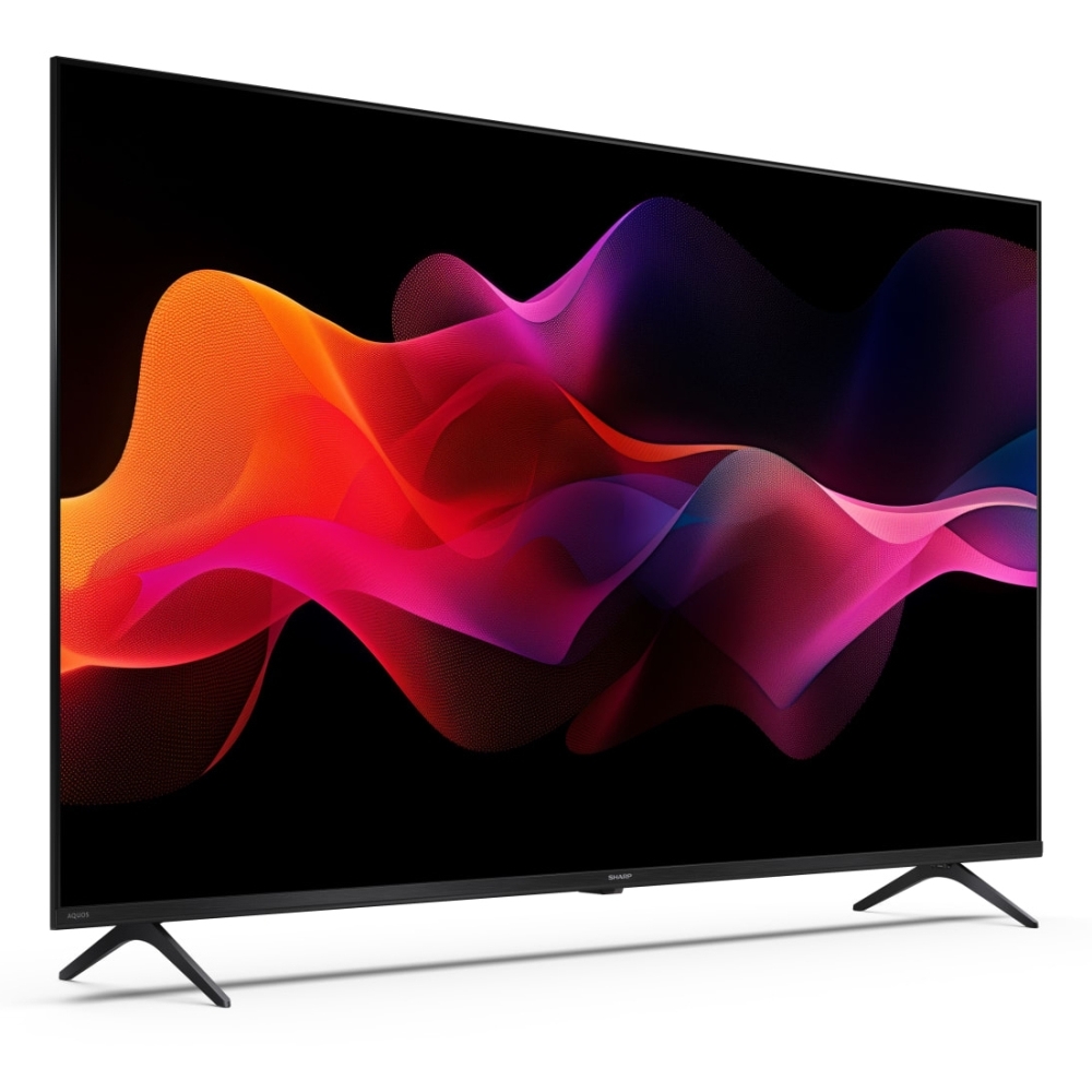 Sharp 4T-C55HM5245KB 55" QLED Smart Television, 4K Ultra HD, Black, F Rated
