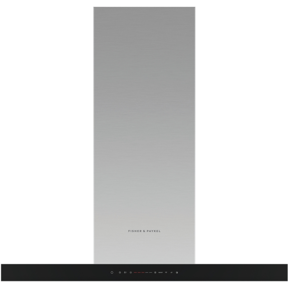 Fisher & Paykel HC90BCXB4 90cm Chimney Cooker Hood, Stainless Steel, A Rated