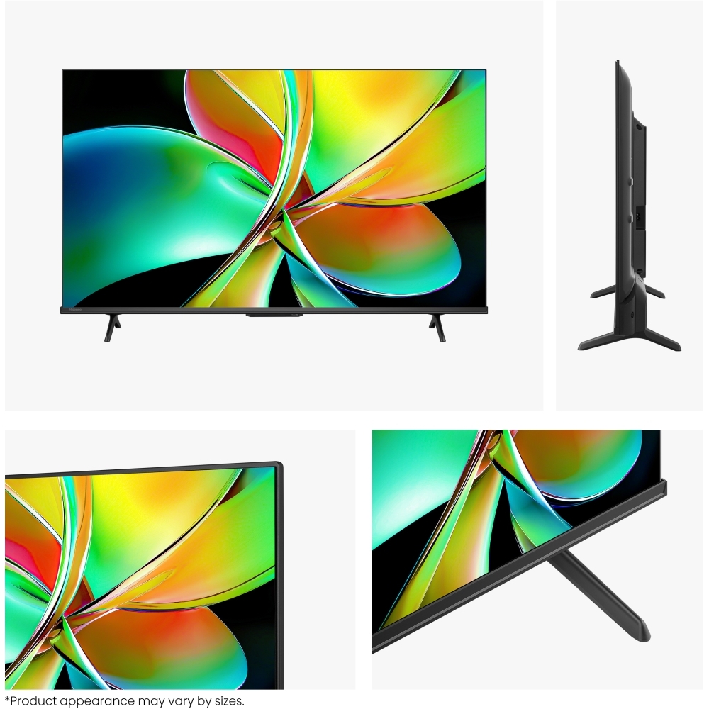 Hisense 50E78QTUK PRO 50" QLED Smart Television, 4K Ultra HD, Black, E Rated