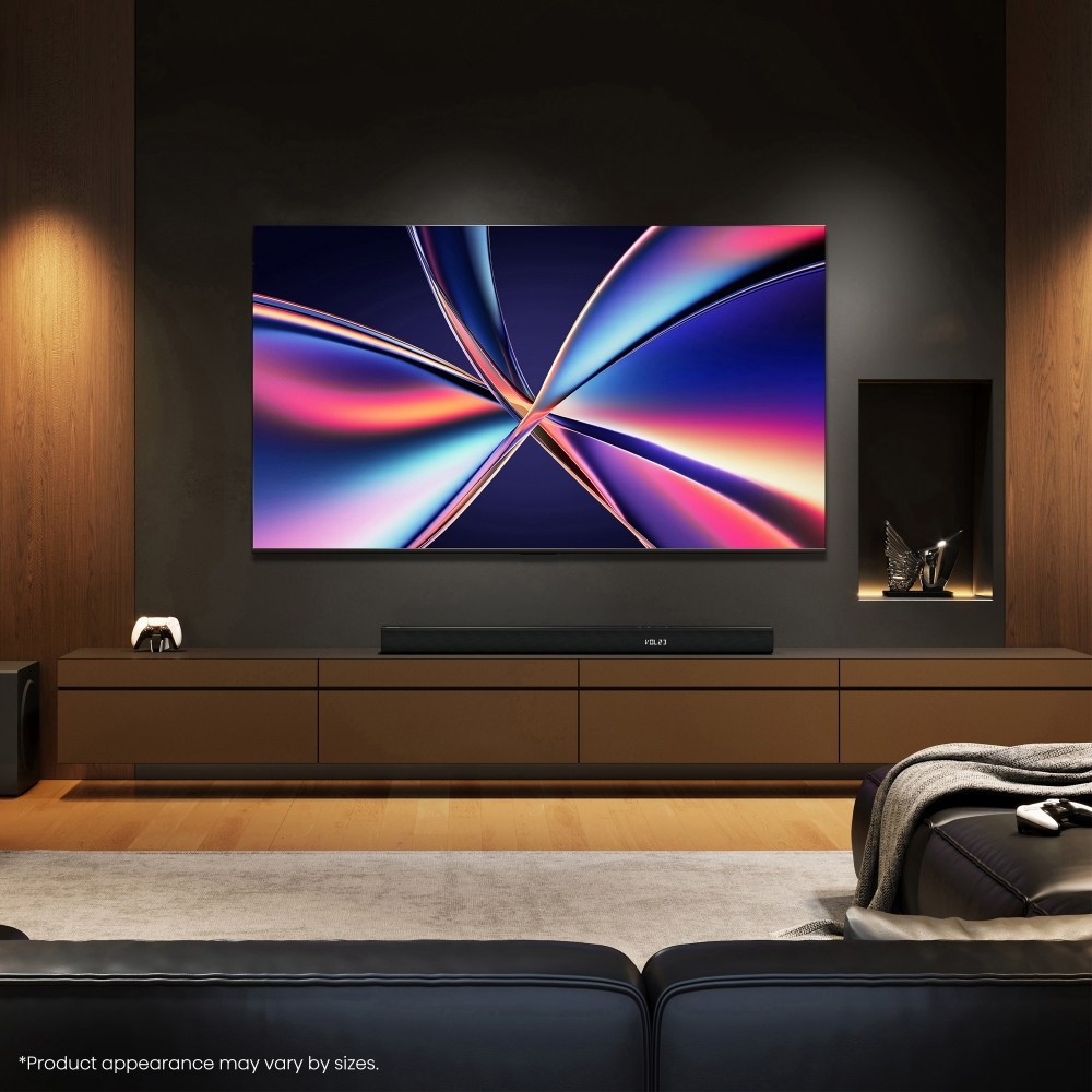 Hisense 50E8QTUK 50" ULED Mini LED Smart Television, 4K Ultra HD, Grey, E Rated