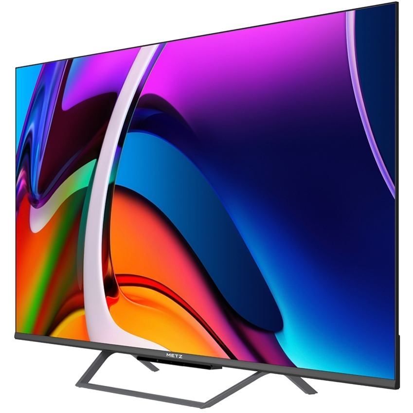 Metz 50MQE7600ZUK 50" QLED Smart Television, 4K Ultra HD, Black, F Rated