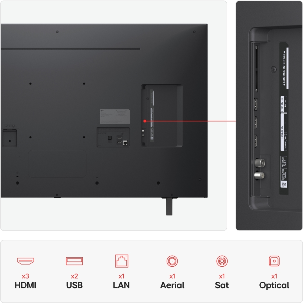 LG 50NANO80A6B 50" NanoCell Smart Television, Ashed Blue, 4K Ultra HD, F Rated