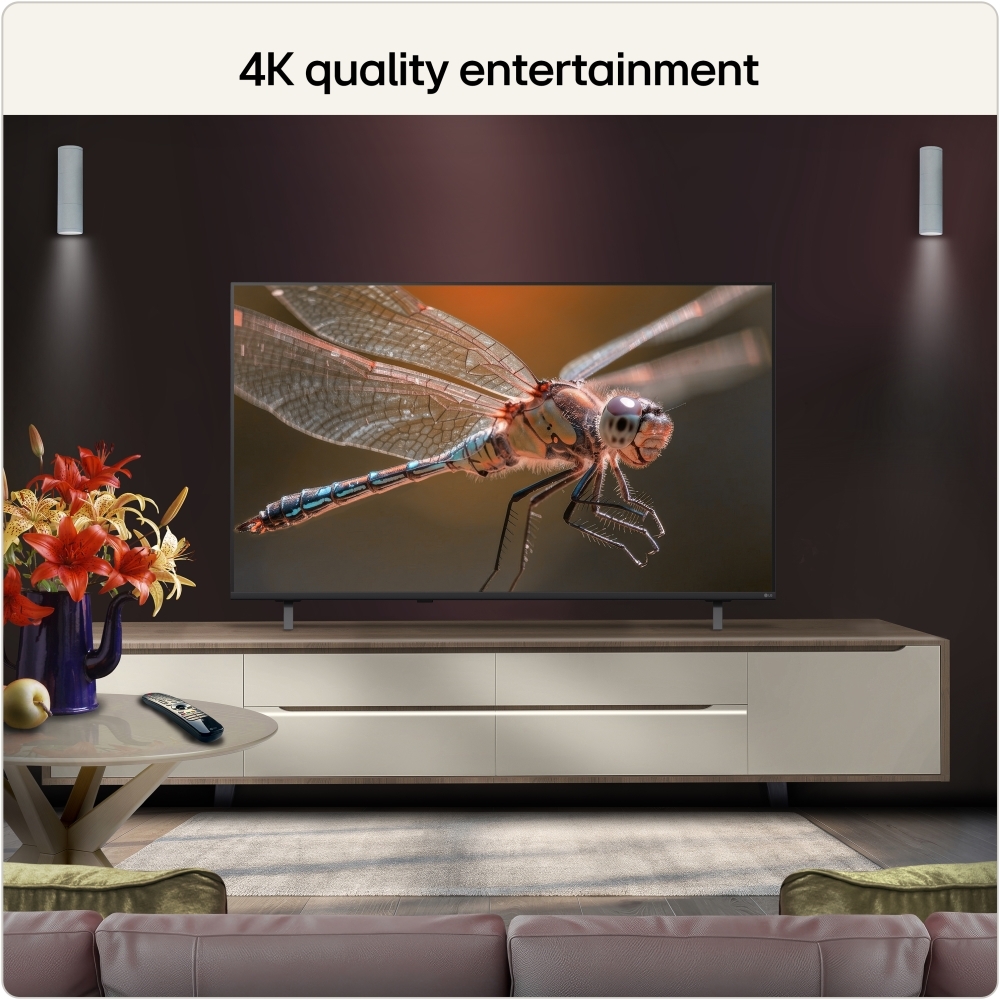 LG 50NU900B6LA.AEK 50" LED Smart Television, 4K Ultra HD, Black, G Rated