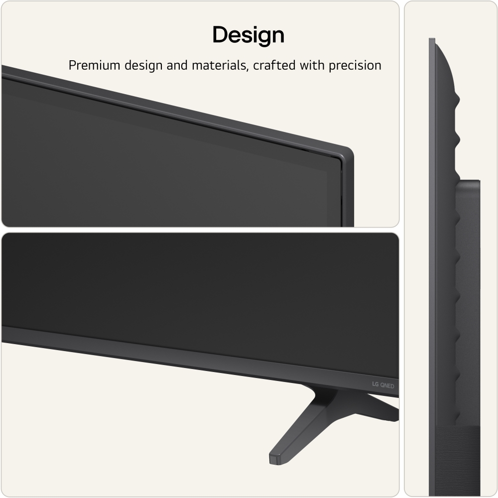 LG 50QNED7EB3C.AEK 50" QNED Smart Television, 4K Ultra HD, Black, F Rated