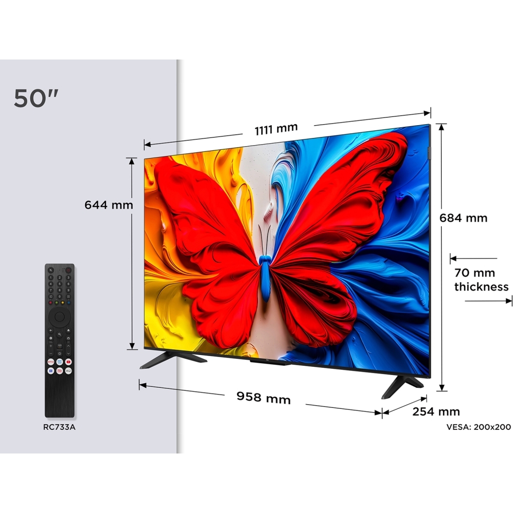 TCL 50V5C-UK 50" Television