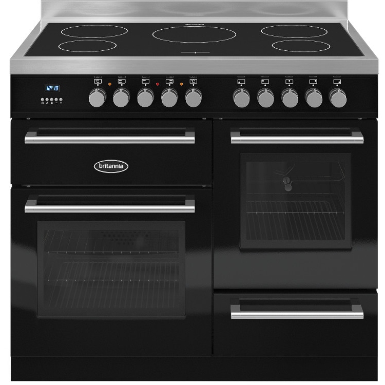Buy Britannia Q Line Gloss Black RC10XGIQLK 100cm Electric Range Cooker (544440079) Marks