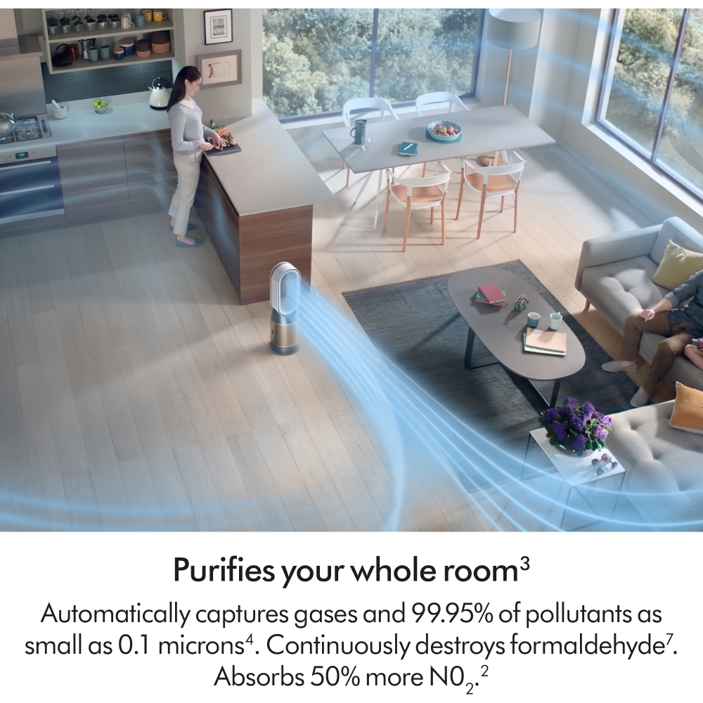 Dyson HP12 Air Purifier, Gold