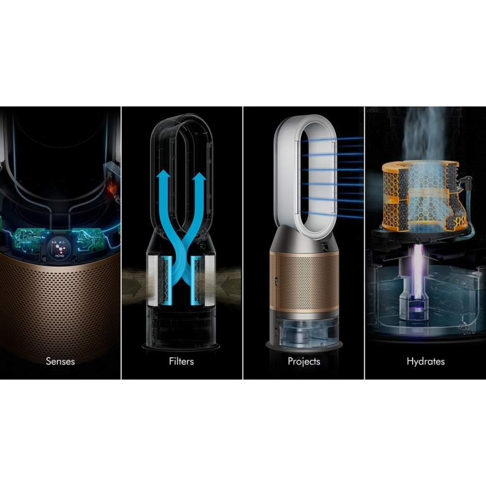 Dyson PH05 De-Nox Humidify & Cool Purifier, Gold