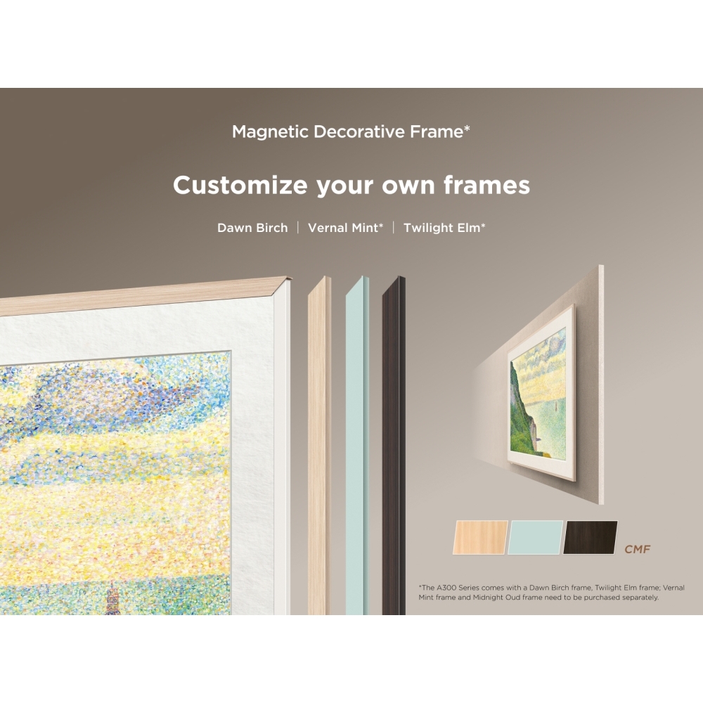 TCL 55A300W-UK 55" QLED Smart Television, 4K Ultra HD, White, E Rated