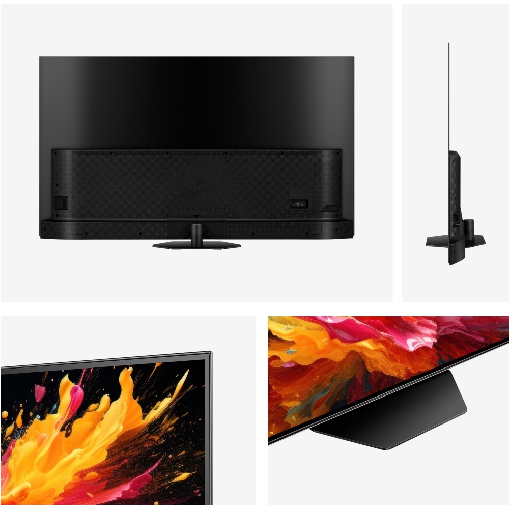 Hisense 55A85NTUK 55" OLED Smart Television, 4K Ultra HD, Black, G Rated