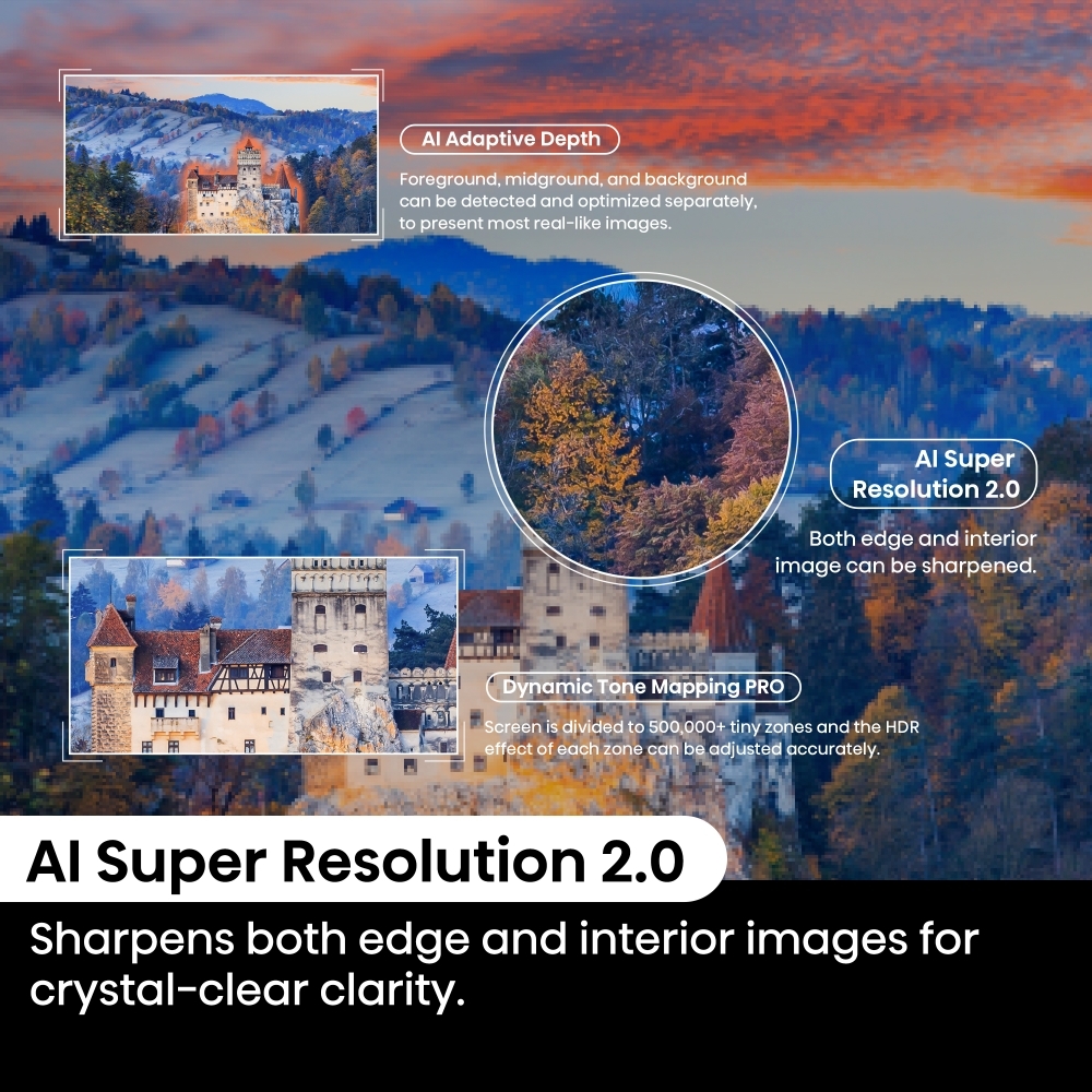 Hisense 55A85NTUK 55" OLED Smart Television, 4K Ultra HD, Black, G Rated