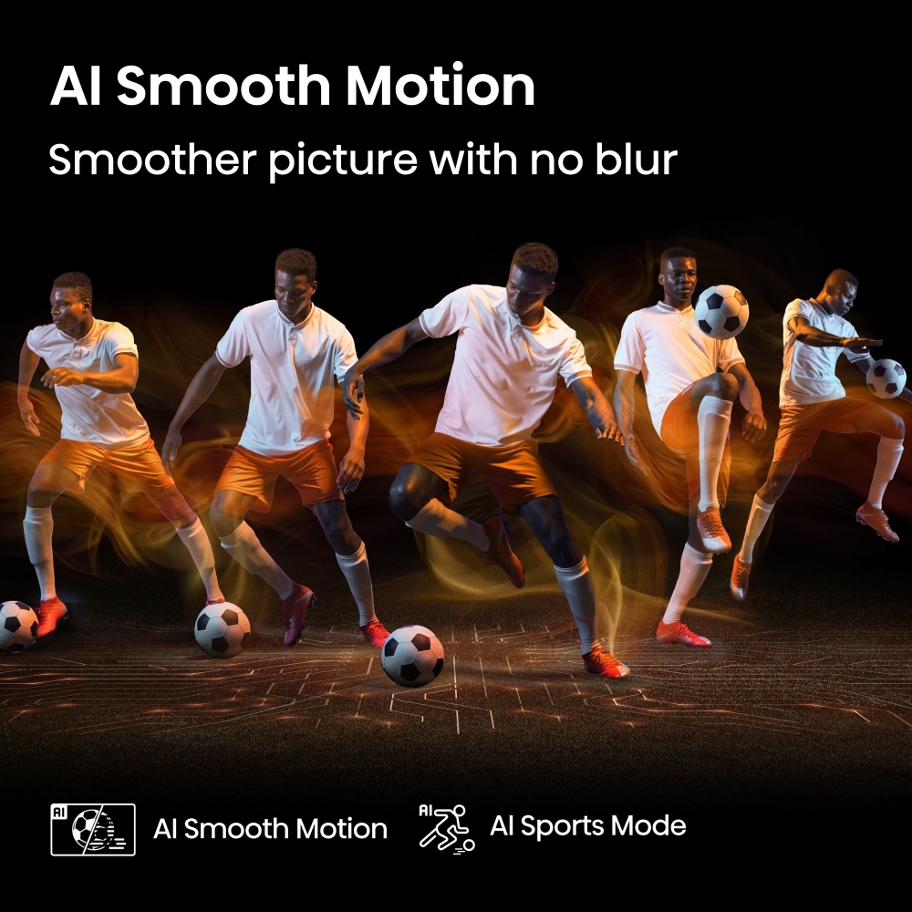 Hisense 55E6QTUK 55" LED Smart Television, 4K Ultra HD, Black, E Rated