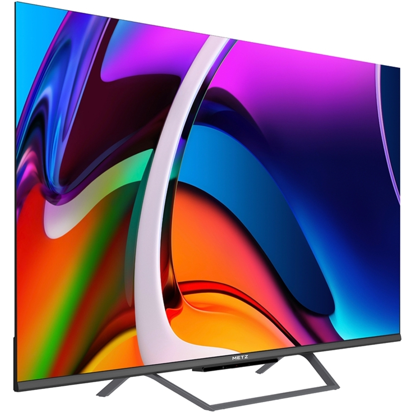 Metz 55MQE7600ZUK 55" QLED Smart Television, 4K Ultra HD, Black, F Rated