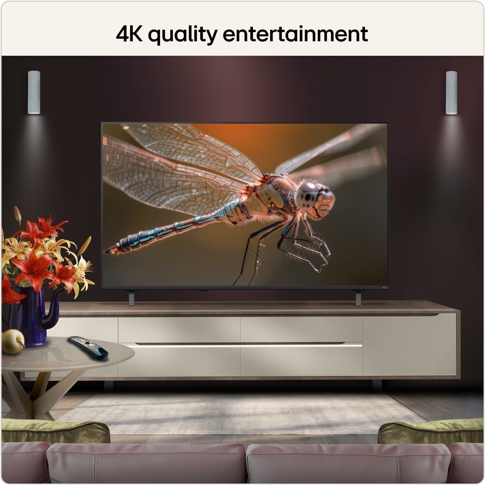 LG 55NU900B6LA.AEK 55" Smart Television, 4K Ultra HD, Black, F Rated